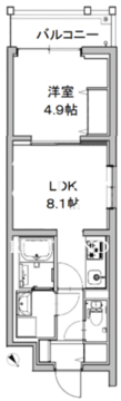 AQUAレジデンス三軒茶屋 301 間取り図