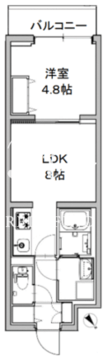 AQUAレジデンス三軒茶屋 203 間取り図