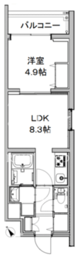 AQUAレジデンス三軒茶屋 410 間取り図