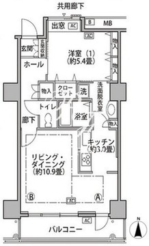 東雲キャナルコートCODAN 18-828 間取り図