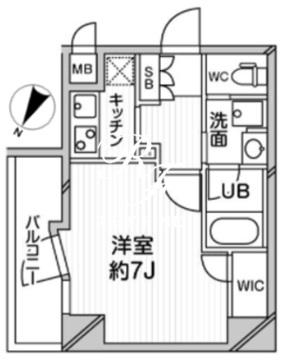 グランパセオ巣鴨 903 間取り図