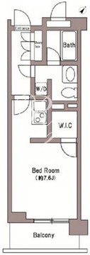 プライムアーバン用賀 304 間取り図
