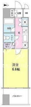 プロスペクト・グラーサ広尾 208 間取り図