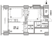 東雲キャナルコートCODAN 16-708 間取り図
