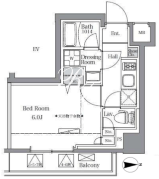 ＢｌｕＲｏｃｋ東品川 506 間取り図