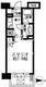 レジディア新宿イースト2 402 間取り図