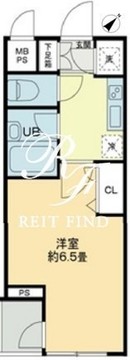 クロスレジデンス蒲田 909 間取り図