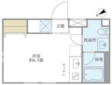 iON中目黒 E-103 間取り図