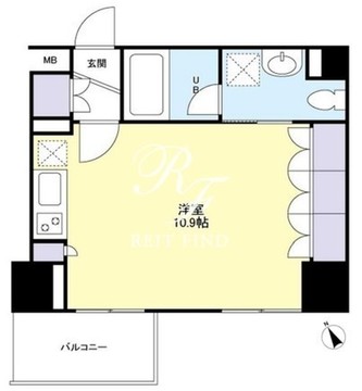 グランカーサ新宿御苑 506 間取り図