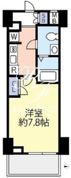 ジェノヴィア東日本橋駅前グリーンヴェール 503 間取り図