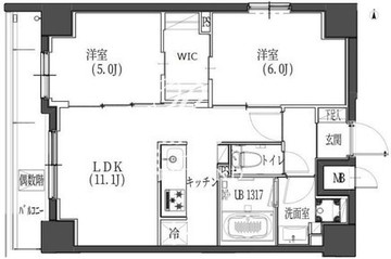 エスレジデンス東日暮里 203 間取り図