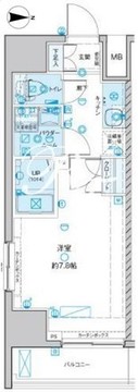 ジェノヴィア浅草4スカイガーデン 603 間取り図