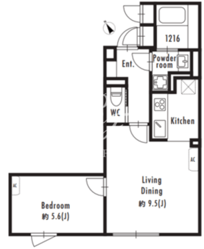 グランパセオ駒場東大前 305 間取り図