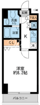 HF錦糸町レジデンス 802 間取り図