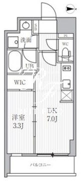 シーズンフラッツ両国イースト 402 間取り図