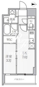 シーズンフラッツ両国イースト 403 間取り図
