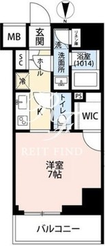 プレール・ドゥーク菊川駅前 1002 間取り図