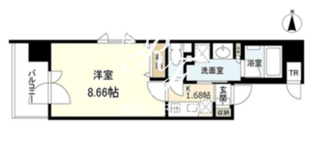 スタイリオ旗の台2 606 間取り図