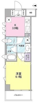 リバーレ蒲田仲六郷 108 間取り図