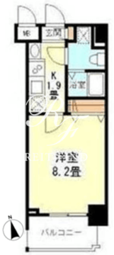 ガーラプレイス新宿御苑 707 間取り図