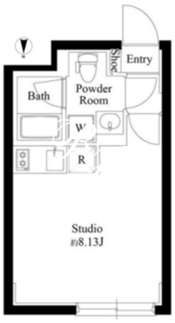 レクス武蔵小山 502 間取り図