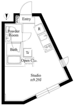 レクス武蔵小山 503 間取り図