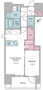 ライトテラス上野 1301 間取り図