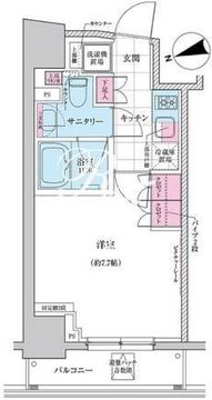 ステラメゾン三軒茶屋 1004 間取り図