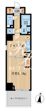 KDXレジデンス幡ヶ谷 606 間取り図