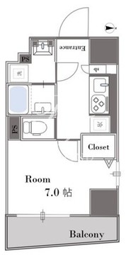 佳家ヒルズ東上野 504 間取り図