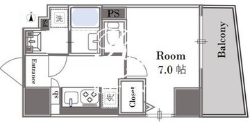 佳家ヒルズ東上野 803 間取り図