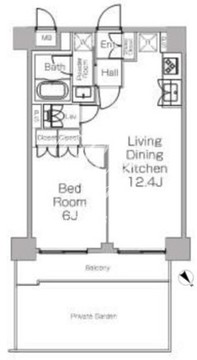 プラウドフラット三軒茶屋2 104 間取り図