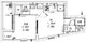 リーフヴィレッジ新宿若松 301 間取り図
