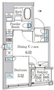 ＢＣＮレジデンス八丁堀 901 間取り図