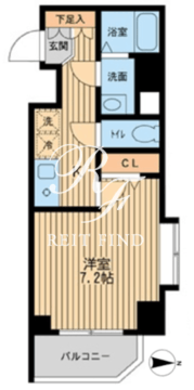 ドゥーエ東陽町 308 間取り図