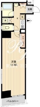ラクラス新御徒町 605 間取り図