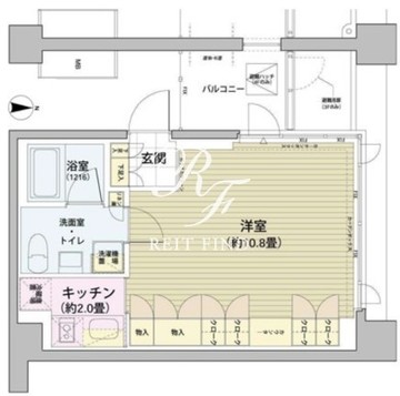 ガーデニエール砧レジデンス 535 間取り図