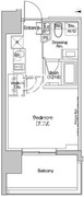 ザ・パークハビオ上北沢 401 間取り図
