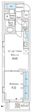 ルーチェ白金 103 間取り図