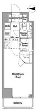 コンフォリア馬込 805 間取り図
