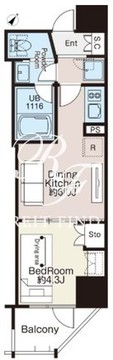 ベルファース大森サウス 201 間取り図