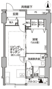東雲キャナルコートCODAN 11-1306 間取り図
