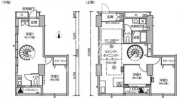 東雲キャナルコートCODAN 11-1107 間取り図