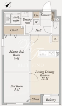 KDXレジデンス池袋要町 101 間取り図