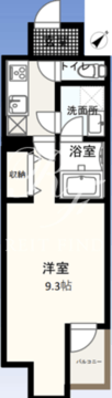 Wゲートタワー 304 間取り図