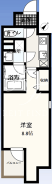 Wゲートタワー 305 間取り図