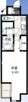 Wゲートタワー 402 間取り図