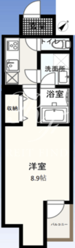 Wゲートタワー 501 間取り図