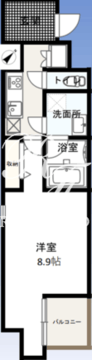 Wゲートタワー 701 間取り図