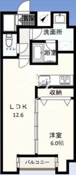 Wゲートタワー 703 間取り図